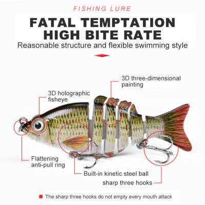 Feature of Multi Sections Hard Fishing Lure FL014
